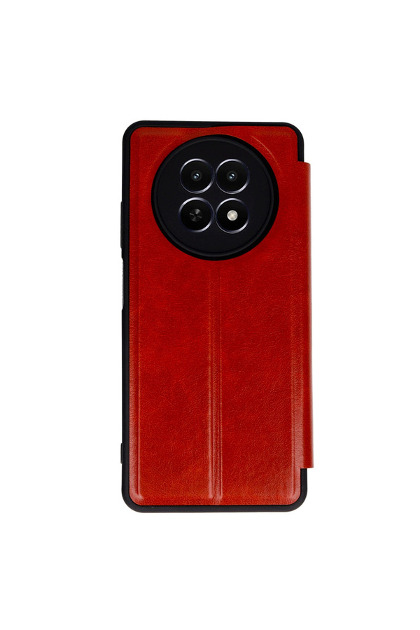 Evimdeyokyok Realme 12 5G Kılıf Flip Cover - Kırmızı
