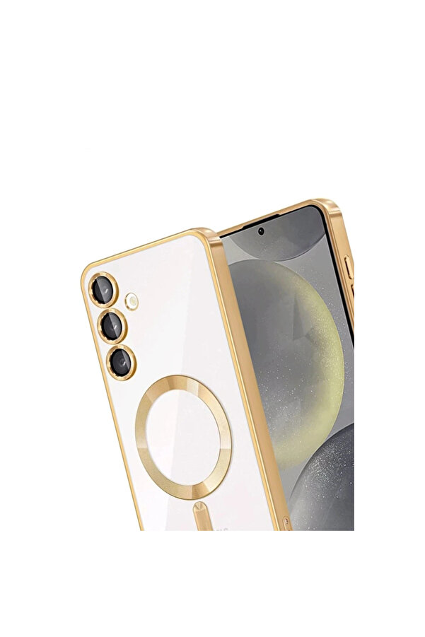 Evi̇mdeyokyok Samsung Galaxy A15 4G Kross Magneti̇csafe Kapak - Gold