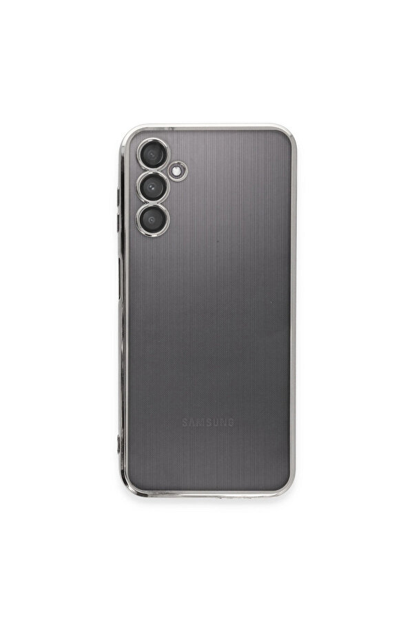 Evi̇mdeyokyok Samsung Galaxy A14 4G Kılıf Razer Lensli̇ Si̇li̇kon - Gümüş