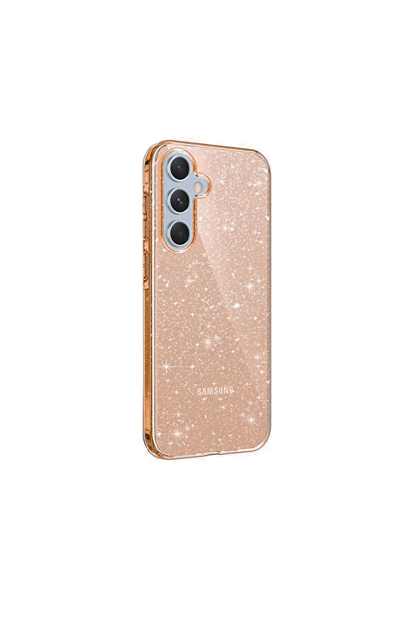 Evi̇mdeyokyok Samsung Galaxy A25 5G Kılıf Glow Kapak - Turuncu