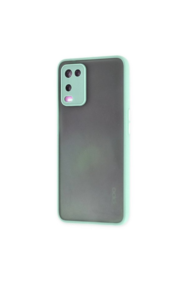 Evimdeyokyok Oppo A54 4G Kılıf Montreal Silikon Kapak - Turkuaz