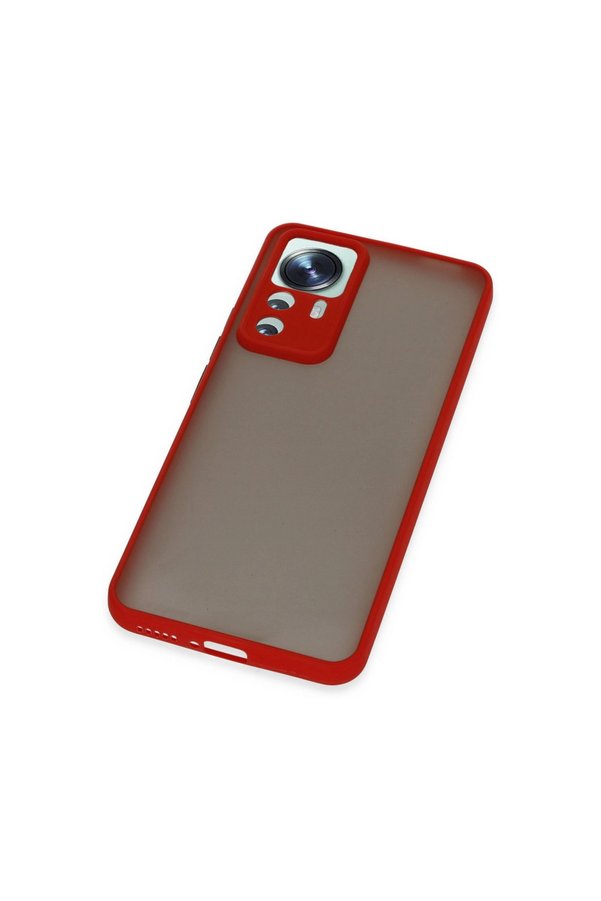 Evimdeyokyok Xiaomi Mi 12T Pro Kılıf Montreal Silikon Kapak - Kırmızı