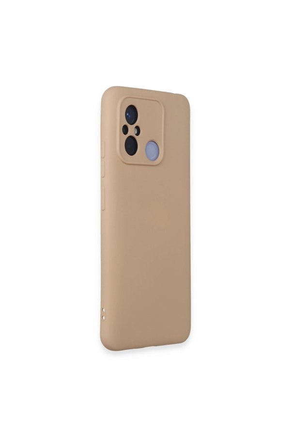 Evimdeyokyok Xiaomi Redmi 12C Kılıf Nano İçi Kadife Silikon - Pudra