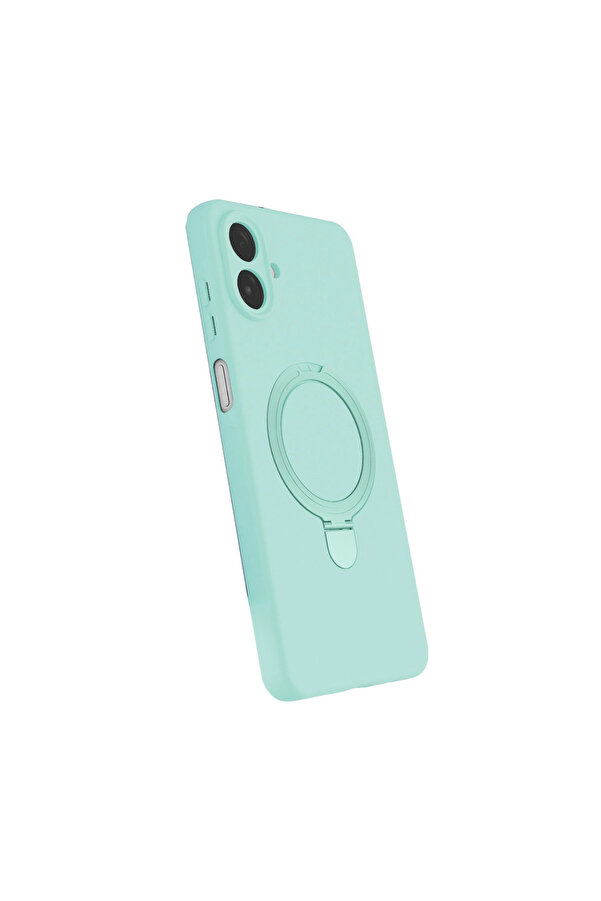 Evi̇mdeyokyok Samsung Galaxy A07 4G Regal Magsafe Standlı Kapak - Su Yeşi̇li̇