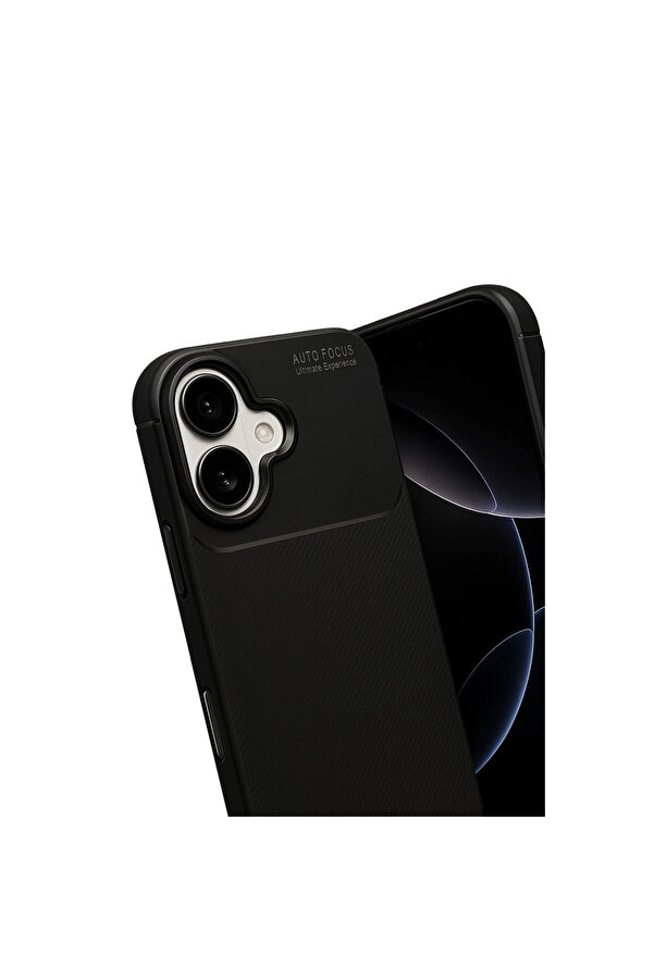 Evi̇mdeyokyok Apple İphone 17 Auto Focus Karbon Kapak - Si̇yah