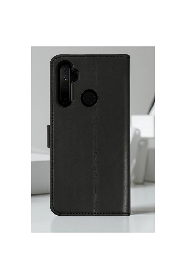Evi̇mdeyokyok Realme 6İ Kılıf Trend S Plus Kapaklı Kılıf - Gold