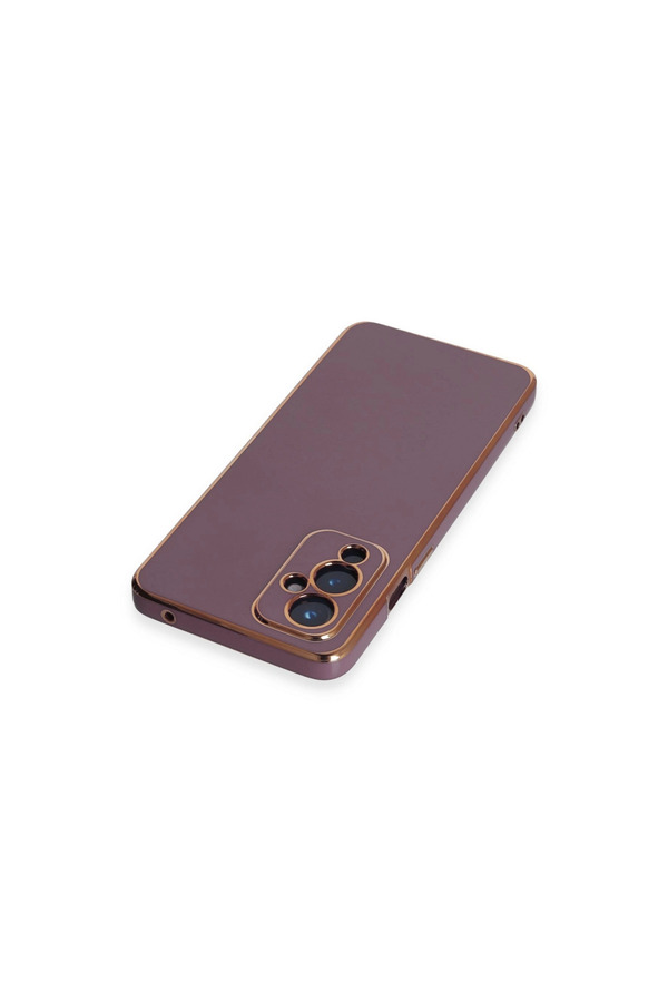Evi̇mdeyokyok One Plus 9 Kılıf Volet Si̇li̇kon - Mor