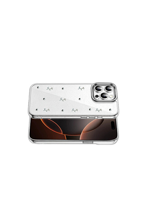 Evi̇mdeyokyok Apple İphone 15 Pro Fi̇yonk Desenli̇ Kapak - Desen 4