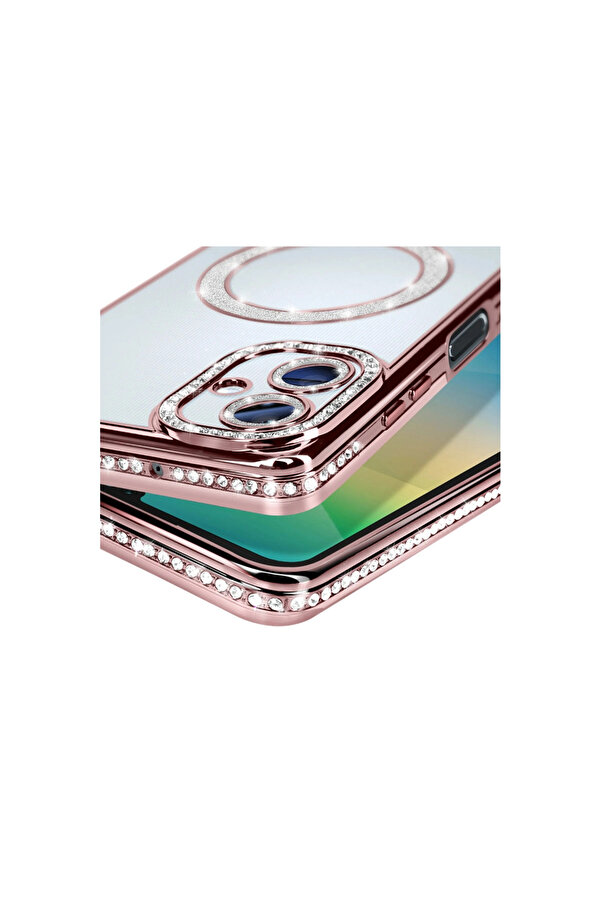 Evi̇mdeyokyok Samsung Galaxy A06 Joke Si̇mli̇ Magneti̇csafe Kılıf - Pembe