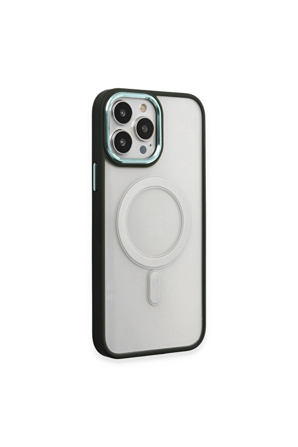 Evi̇mdeyokyok Apple İphone 15 Pro Max Kılıf Room Magneti̇csafe Si̇li̇kon - Köknar Yeşi̇li̇