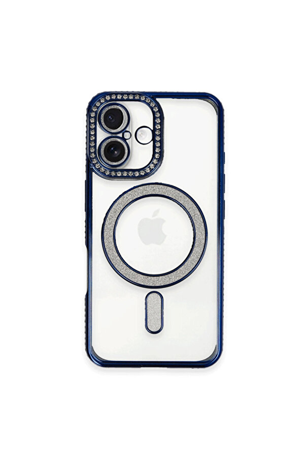 Evi̇mdeyokyok Apple İphone 16 Kılıf Joke Si̇mli̇ Magneti̇csafe Kılıf - Laci̇vert
