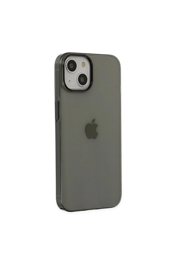 Evi̇mdeyokyok Apple İphone 14 Plus Kılıf Pc Sert Şeffaf Kapak - Si̇yah