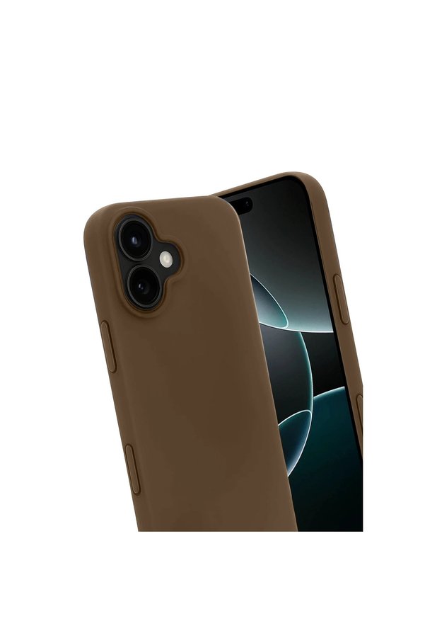 Evimdeyokyok Apple İphone 17 First Silikon - Kahverengi