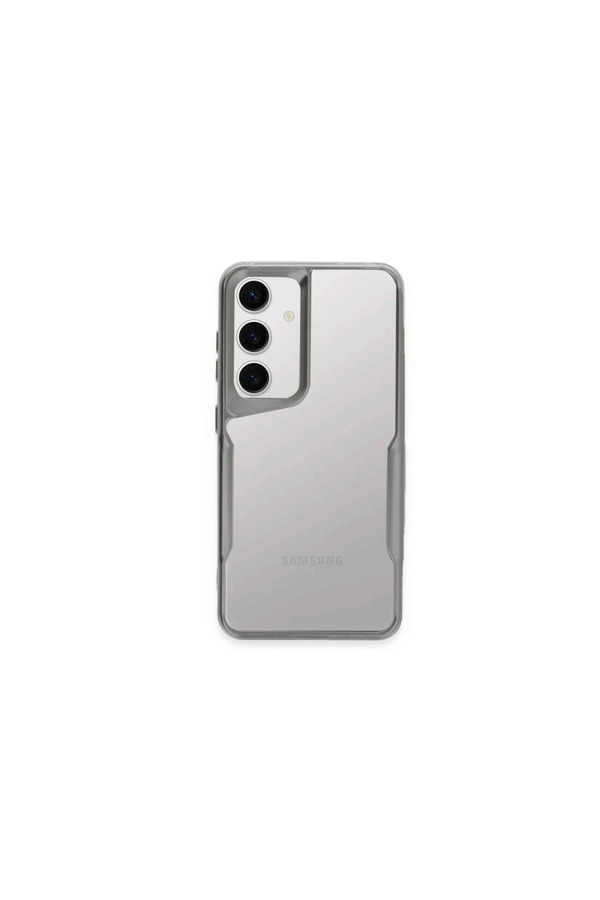 Evi̇mdeyokyok Samsung Galaxy A25 5G Kılıf Boyi̇ Si̇li̇kon Kapak - Gümüş