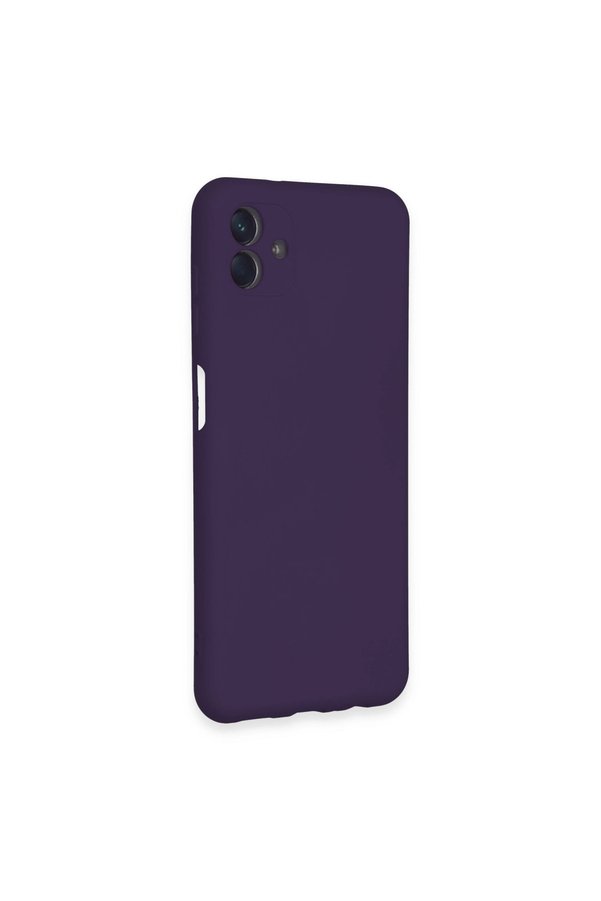 Evimdeyokyok Samsung Galaxy A04E Kılıf Nano İçi Kadife Silikon - Mor