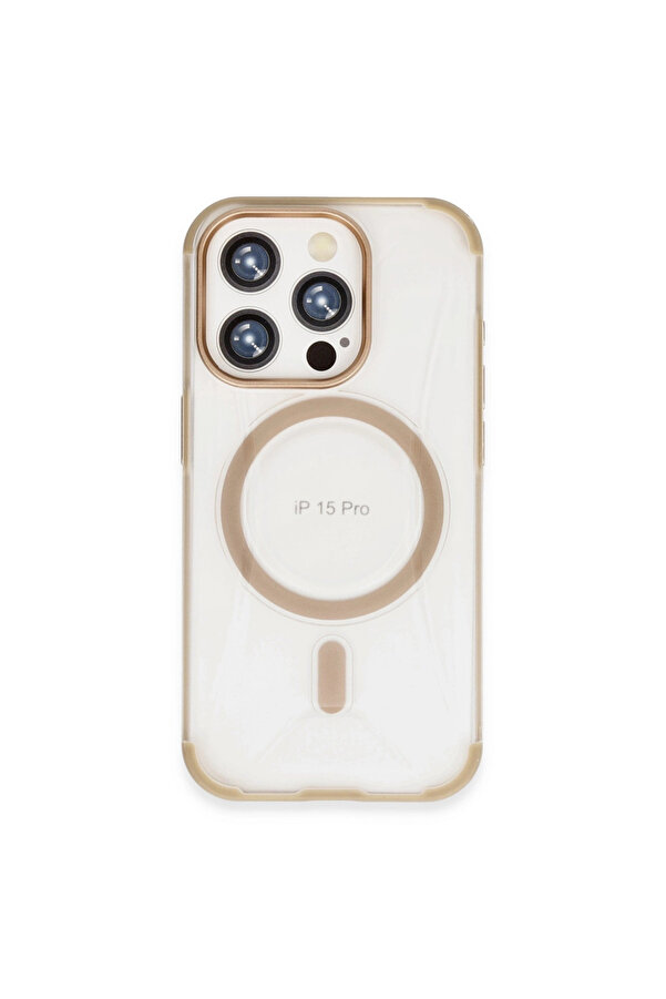 Evi̇mdeyokyok Joko Apple İphone 15 Pro Hi̇lton Magsafe Kapak - Gold