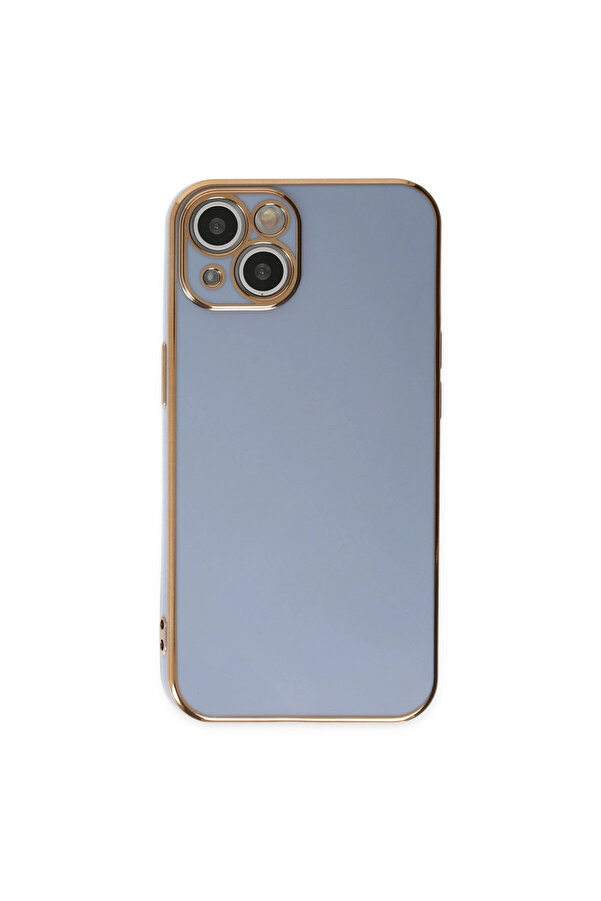 Evi̇mdeyokyok Apple İphone 14 Kılıf Volet Si̇li̇kon - Mavi̇
