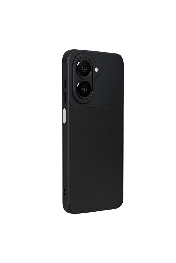Evi̇mdeyokyok Samsung Galaxy A07 4G Auto Focus Karbon Kapak - Si̇yah