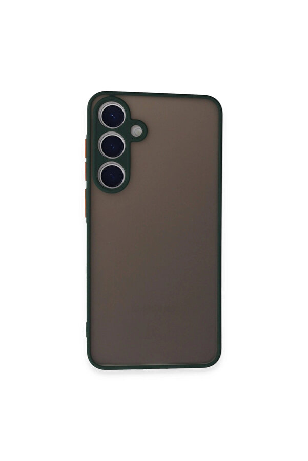 Evi̇mdeyokyok Samsung Galaxy S24 Kılıf Montreal Si̇li̇kon Kapak - Yeşi̇l