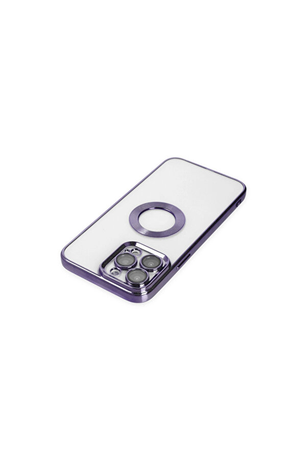 Evi̇mdeyokyok Apple İphone 14 Pro Kılıf Slot Si̇li̇kon - Mor