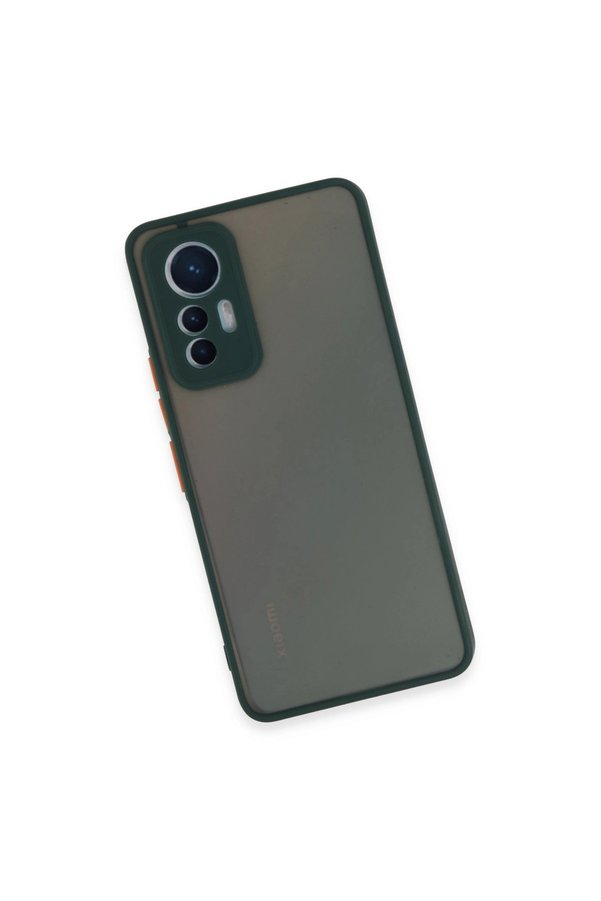 Evimdeyokyok Xiaomi Mi 12 Lite Kılıf Montreal Silikon Kapak - Yeşil