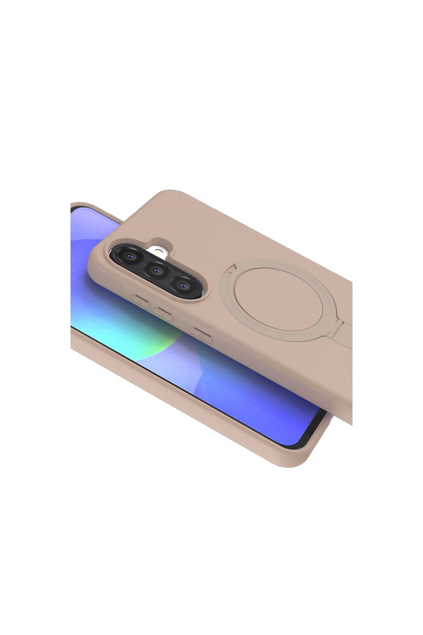 Evi̇mdeyokyok Samsung Galaxy A26 Regal Magsafe Standlı Kapak - Çöl Ti̇tanyum