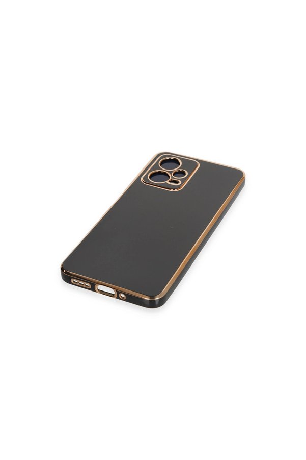 Evimdeyokyok Xiaomi Poco X5 5G Kılıf Volet Silikon - Siyah