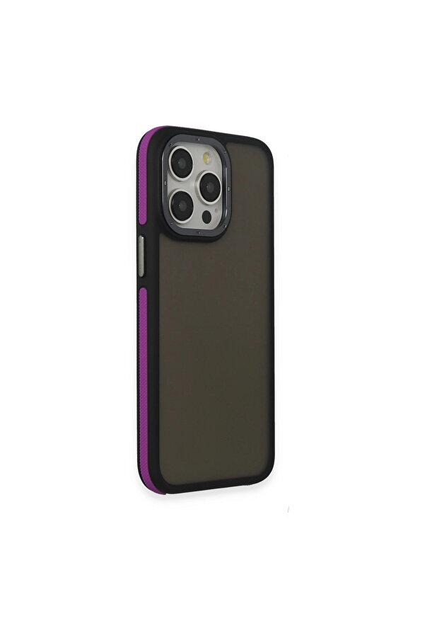 Evi̇mdeyokyok Apple İphone 15 Pro Harvel Kapak - Deri̇n Mor