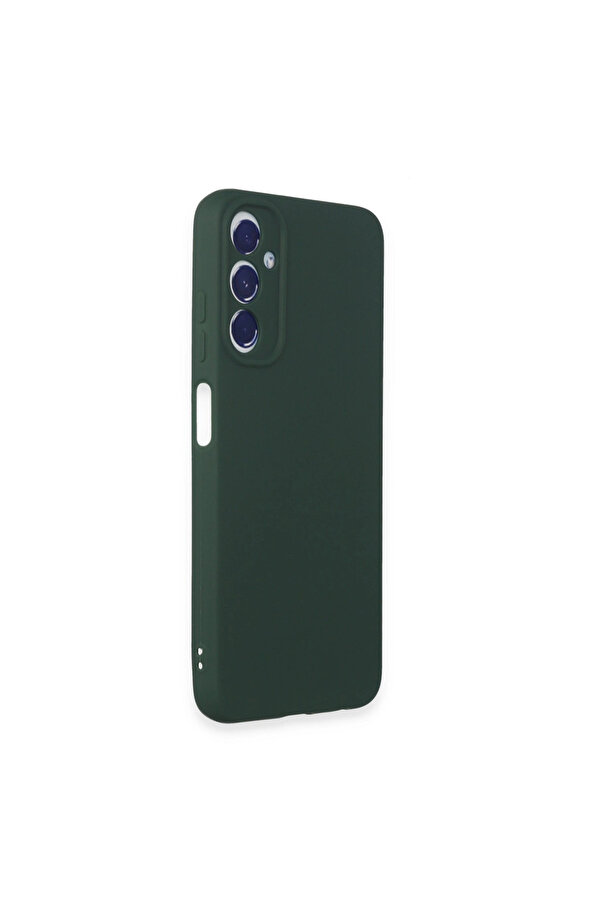 Evi̇mdeyokyok Samsung Galaxy A05S Kılıf Fi̇rst Si̇li̇kon - Koyu Yeşi̇l
