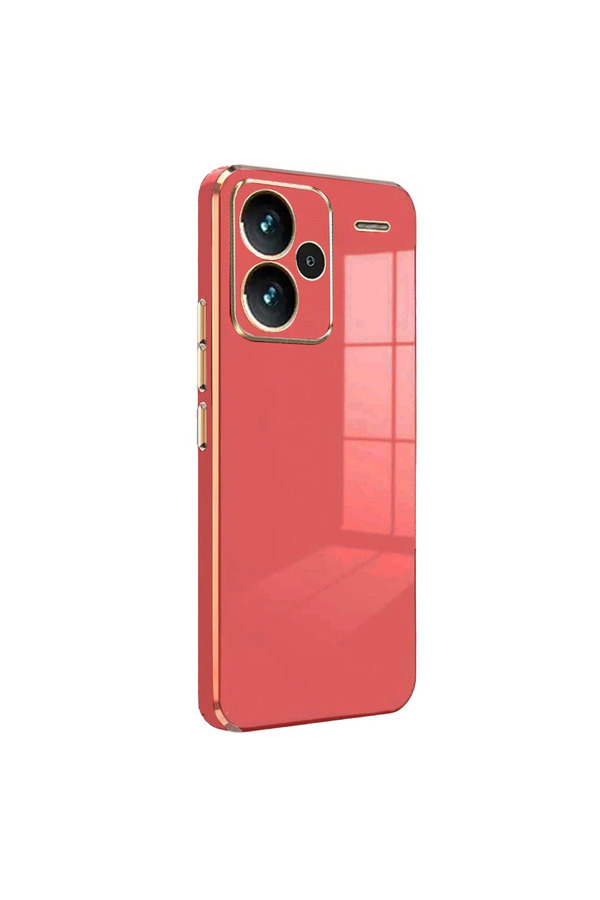 Evimdeyokyok Xiaomi Redmi Note 13 Pro Plus Kılıf Volet Silikon - Kırmızı