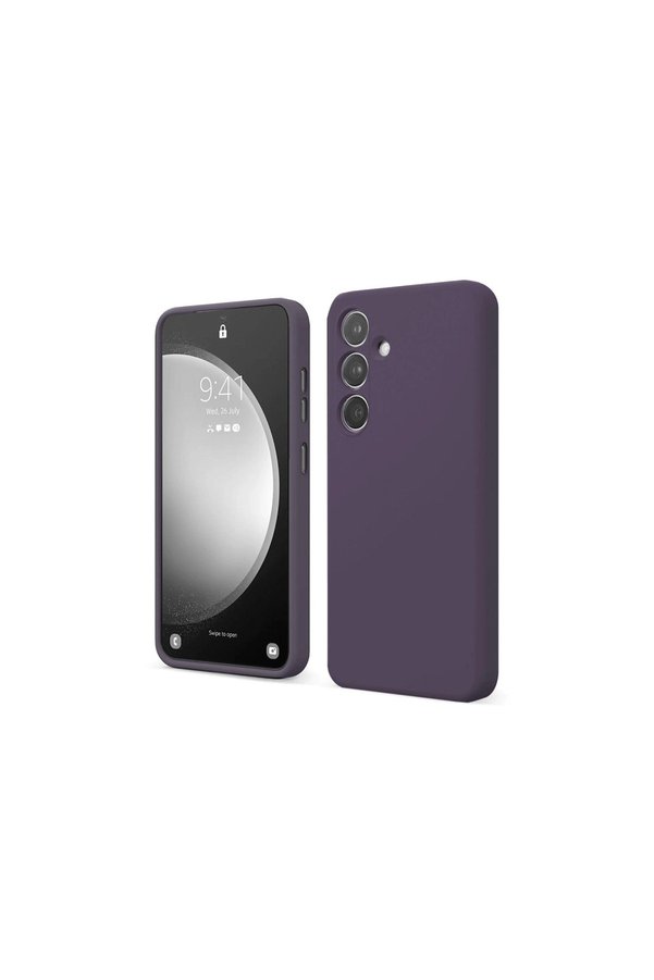 Evimdeyokyok Samsung Galaxy A14 4G Kılıf First Silikon - Mor