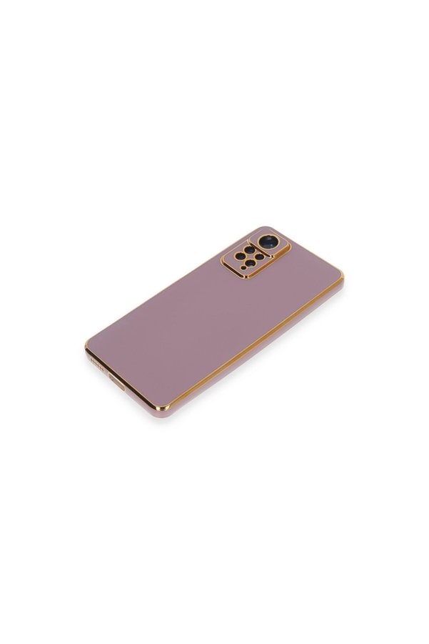 Evimdeyokyok Xiaomi Redmi Note 12 Pro 4G Kılıf Volet Silikon - Mor
