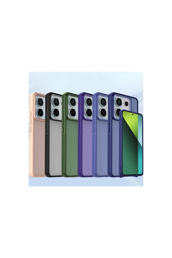 Evi̇mdeyokyok Xi̇aomi̇ Redmi̇ Note 13 Pro 5G Kılıf Elegant Kapak - Deri̇n Mor