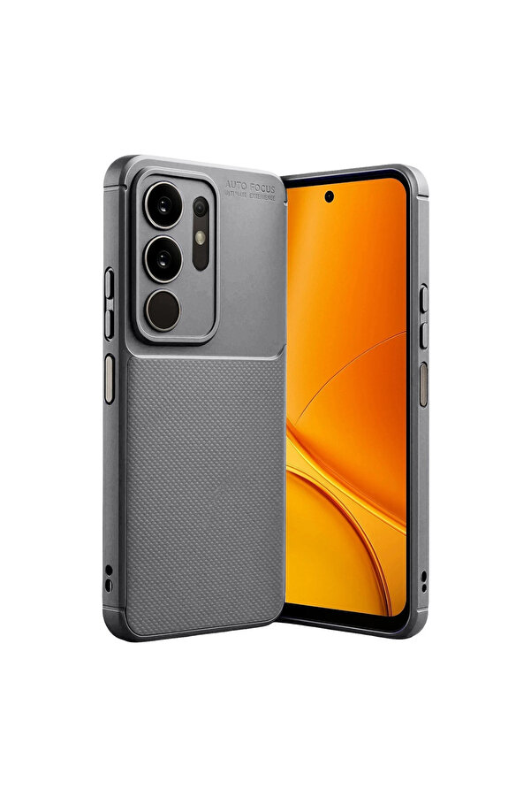 Evi̇mdeyokyok Vi̇vo Y29 4G Auto Focus Karbon Kapak - Gri̇
