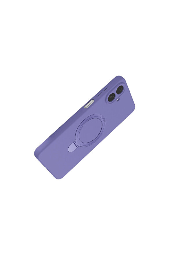 Evi̇mdeyokyok Samsung Galaxy A07 4G Regal Magsafe Standlı Kapak - Li̇la