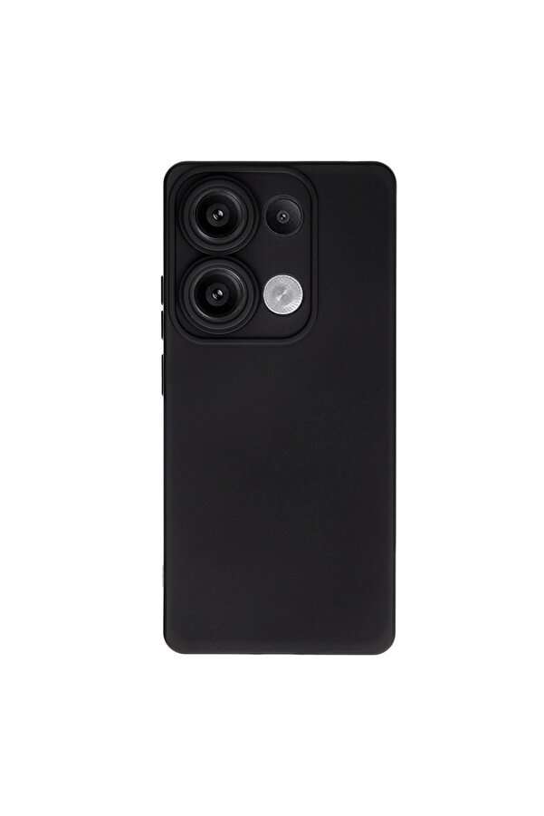 Evi̇mdeyokyok Xi̇aomi̇ Redmi̇ Note 13 Pro 4G Kılıf Nano İçi̇ Kadi̇fe Si̇li̇kon - Si̇yah