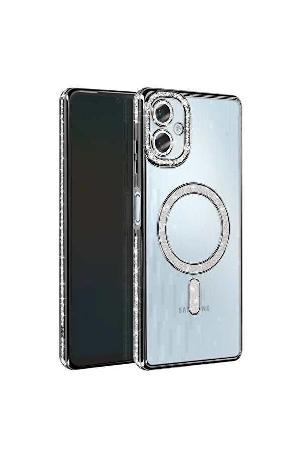 Evi̇mdeyokyok Samsung Galaxy A06 Joke Si̇mli̇ Magneti̇csafe Kılıf - Si̇yah