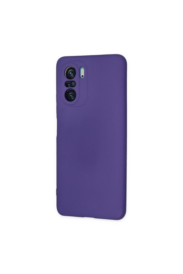 Evimdeyokyok Xiaomi Poco F3 Kılıf Nano İçi Kadife Silikon - Mor