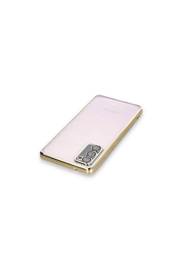 Evi̇mdeyokyok Samsung Galaxy S20 Fe Kılıf Razer Lensli̇ Si̇li̇kon - Gold