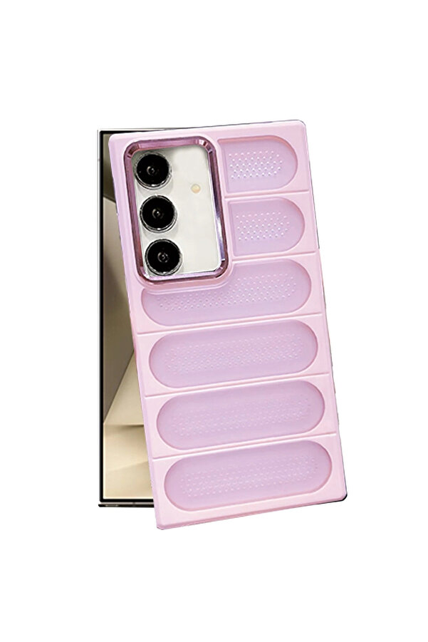Evi̇mdeyokyok Samsung Galaxy S24 Plus Kılıf Ai̇rmax Si̇li̇kon Kapak - Pembe