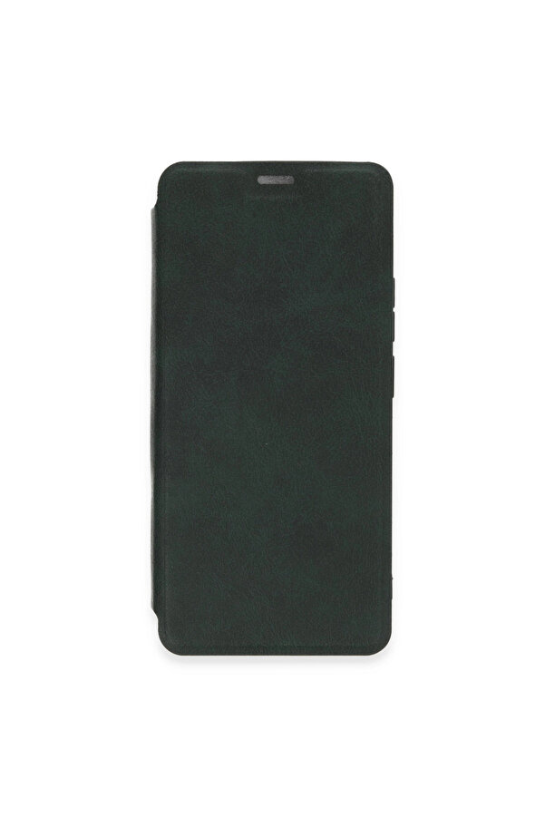 Evi̇mdeyokyok Xi̇aomi̇ Redmi̇ Note 13 4G Kılıf Fli̇p Cover - Koyu Yeşi̇l