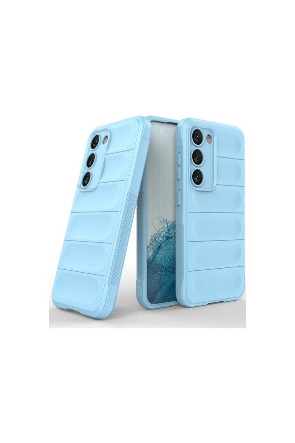 Evi̇mdeyokyok Samsung Galaxy S23 Plus Kılıf Opti̇mum Si̇li̇kon - Sky Blue