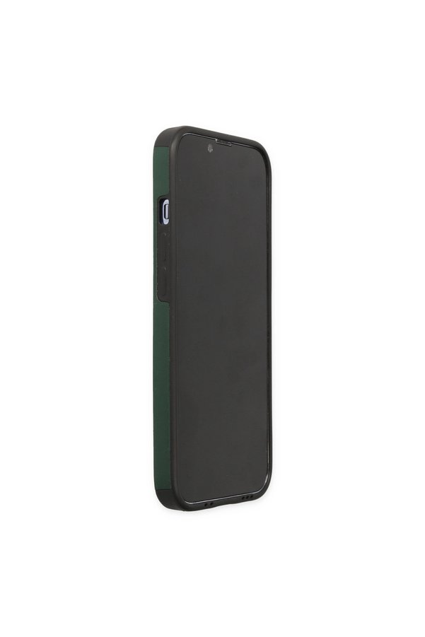 Evimdeyokyok Apple İphone 14 Pro Kılıf Mega Standlı Silikon - Yeşil