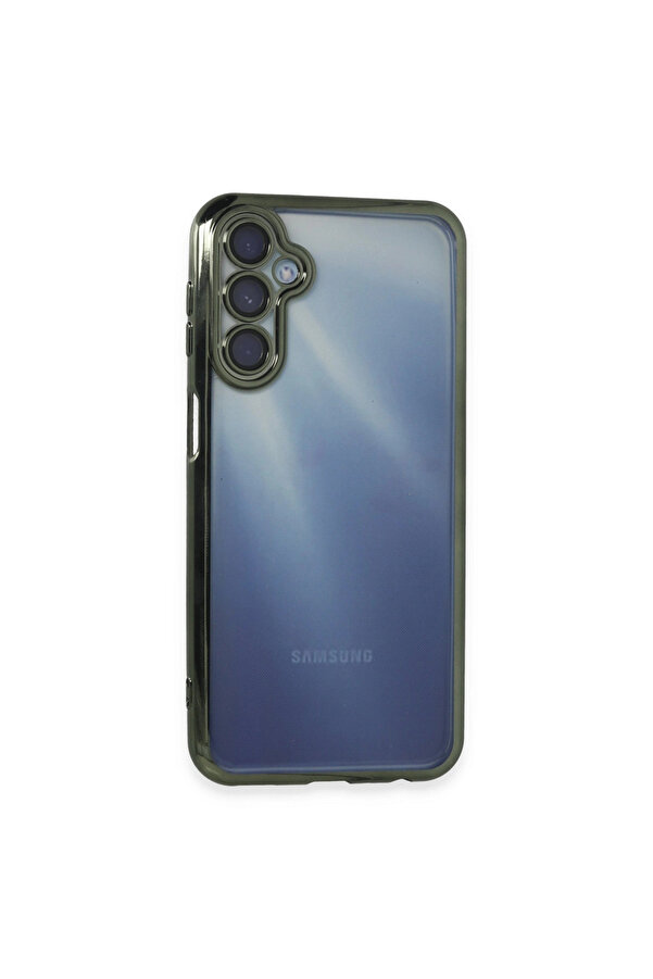 Evi̇mdeyokyok Samsung Galaxy A35 5G Kılıf Razer Lensli̇ Si̇li̇kon - Yeşi̇l