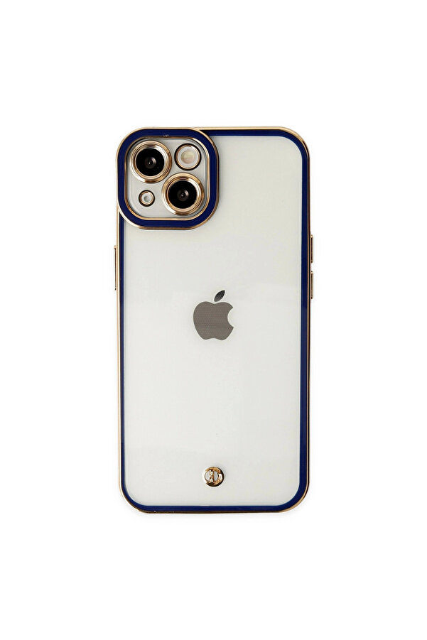 Evi̇mdeyokyok Apple İphone 14 Plus Kılıf Li̇va Lens Si̇li̇kon - Mavi̇