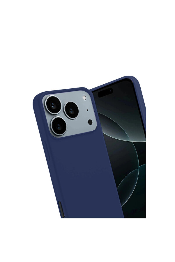 Evi̇mdeyokyok Apple İphone 17 Pro Fi̇rst Si̇li̇kon - Laci̇vert