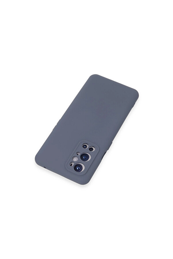 Evi̇mdeyokyok One Plus 9 Pro Kılıf Nano İçi̇ Kadi̇fe Si̇li̇kon - Gri̇