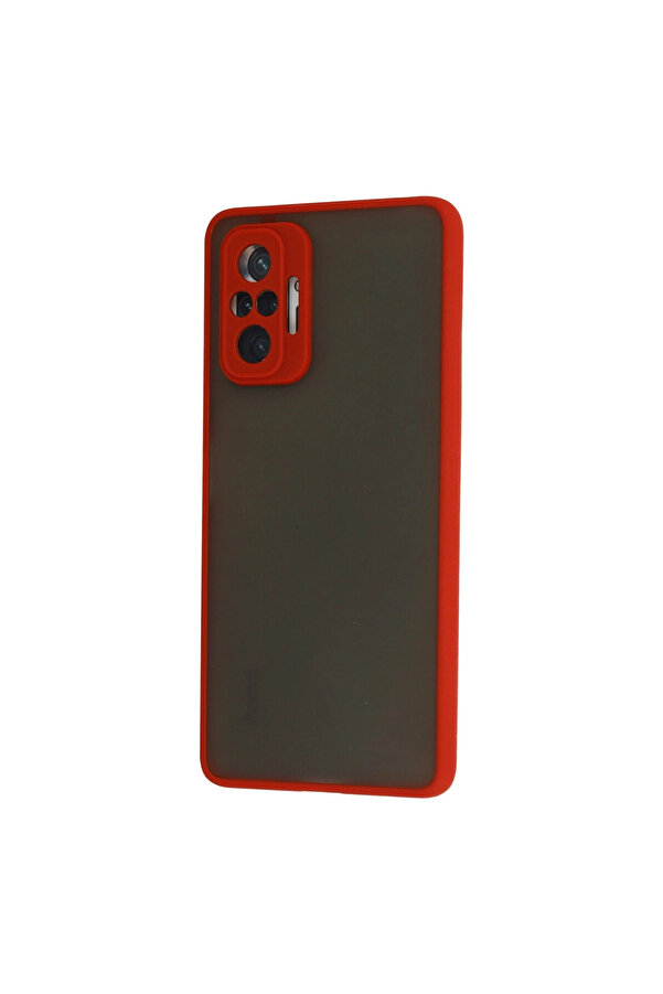 Evi̇mdeyokyok Xi̇aomi̇ Redmi̇ Note 10 Pro Kılıf Montreal Si̇li̇kon Kapak - Kırmızı