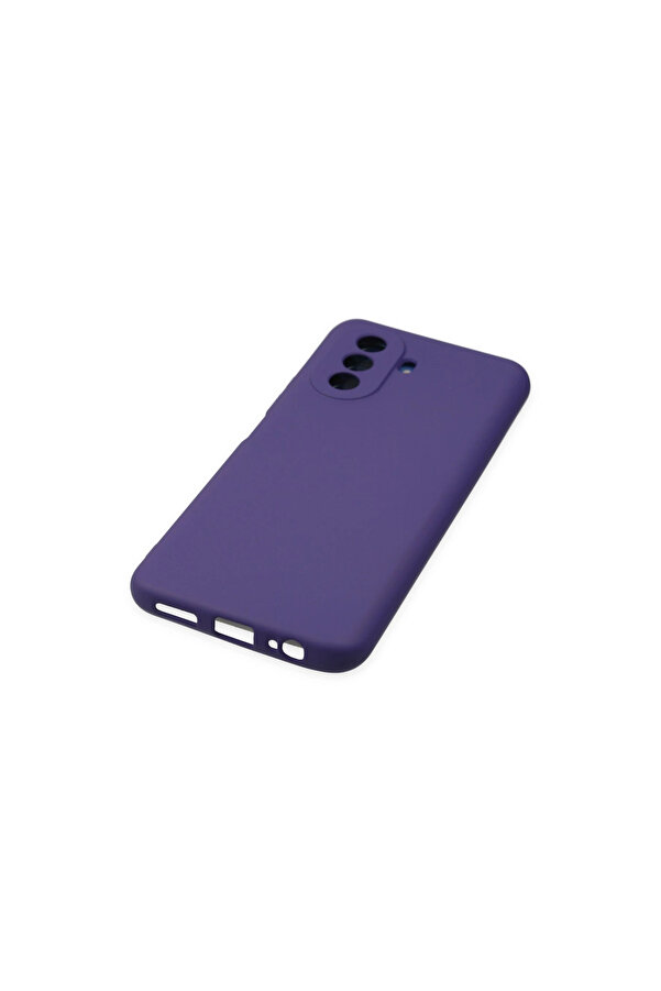 Evi̇mdeyokyok Huawei̇ Nova Y70 Kılıf Nano İçi̇ Kadi̇fe Si̇li̇kon - Mor