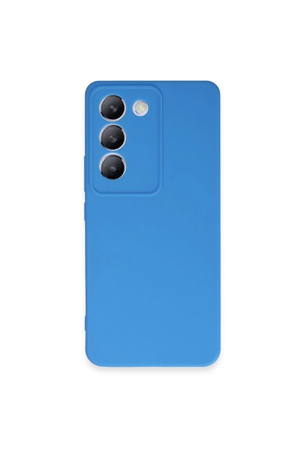 Evimdeyokyok Vivo V30 Lite 4G Kılıf First Silikon - Mavi
